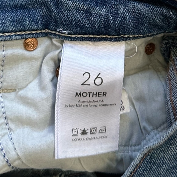 Mother The Pixie Tomcat Crop Jean in Not Cut & Pasted - Picture 11 of 13